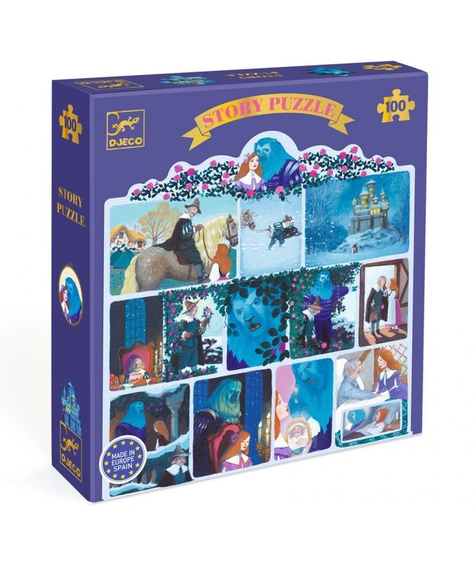 Story Puzzle - Belle en het Beest (100 pcs)