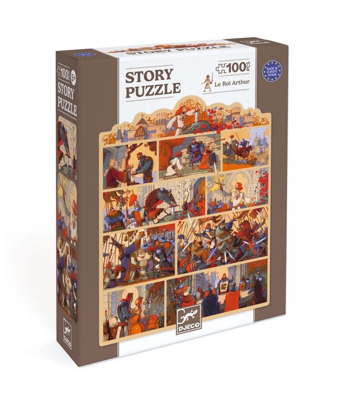 Story Puzzle - Koning Arthur (100pcs)