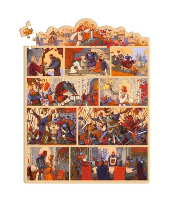 Story Puzzle - Koning Arthur (100pcs)