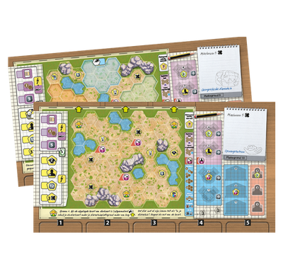 Ark Nova NL: Dierentuinplattegrond - Set 1
