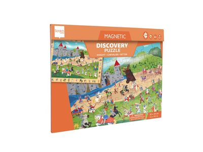 Scratch - Magnetische Discovery Puzzel: Ridders Scratch - Magnetische Discovery Puzzel: Ridders
