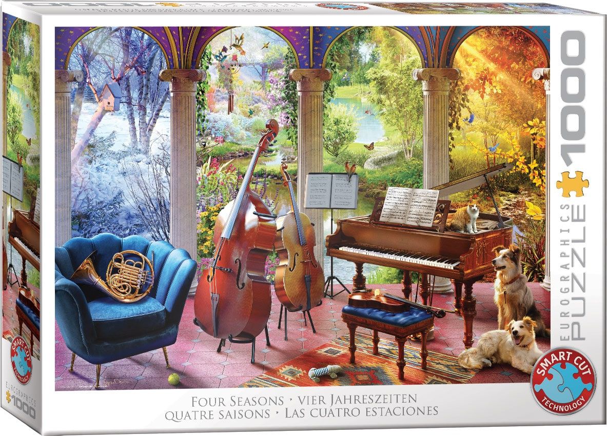 Puzzel - Four Seasons by Angelo Bonito (1000 pcs)