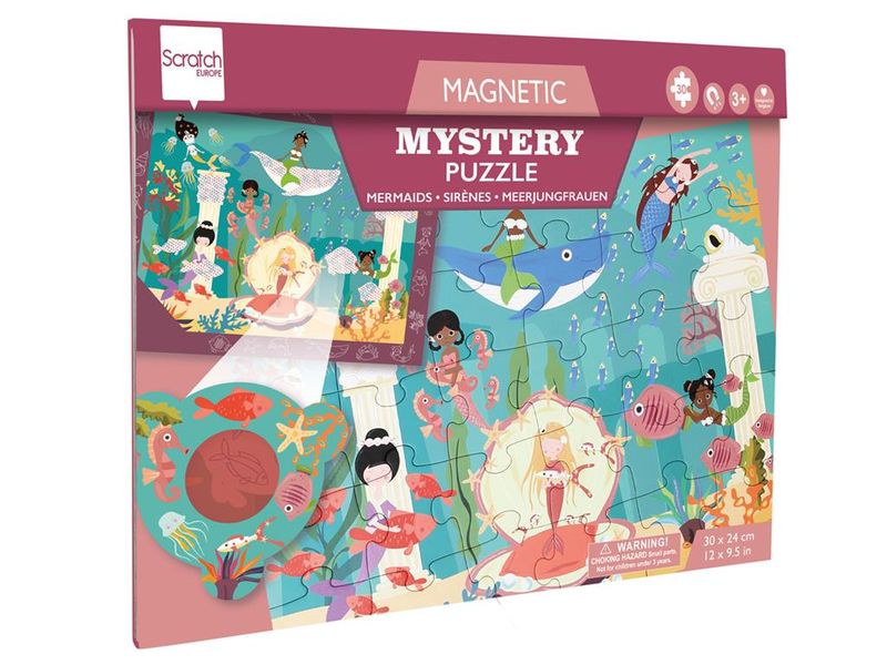 Scratch - Magnetische Mystery Puzzel: Zeemeermin