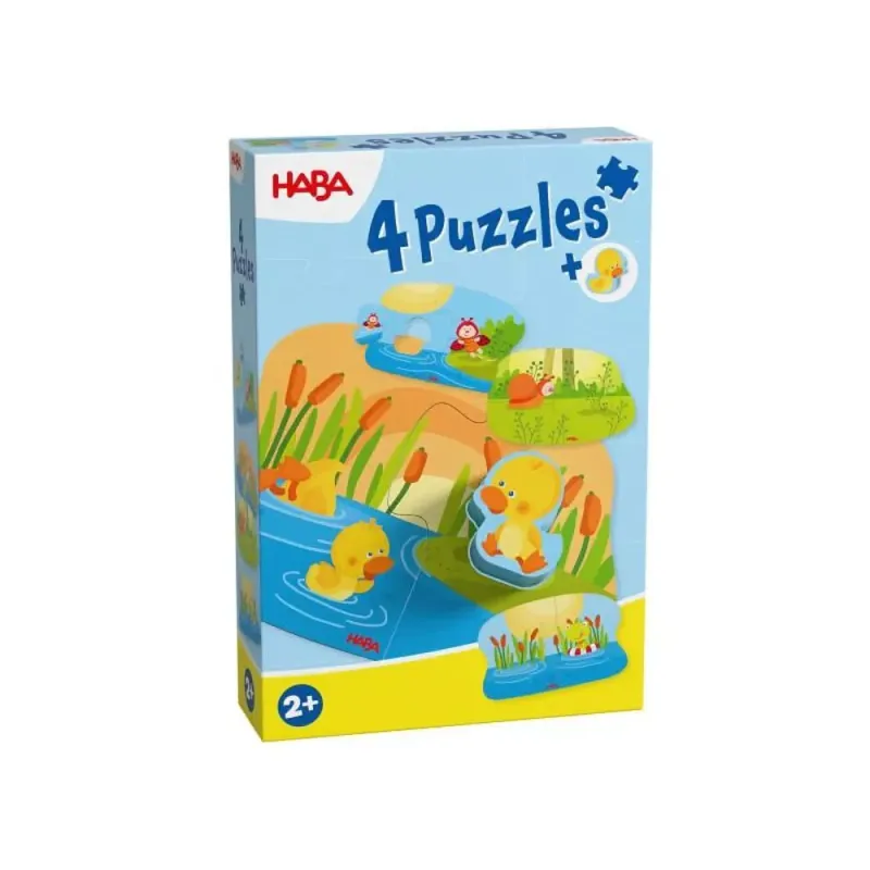 4 eerste puzzels - Jonge dieren
