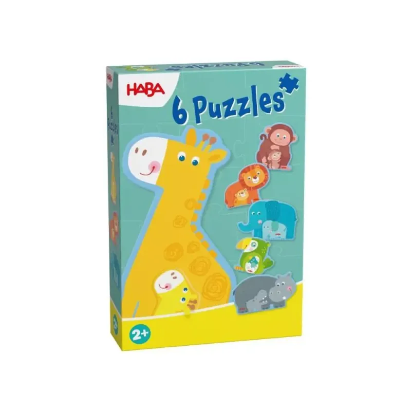 6 eerste puzzels - Dierlijke familie