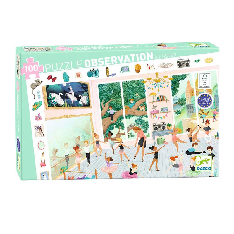 Observatiepuzzel - De Dansschool (100 pcs)
