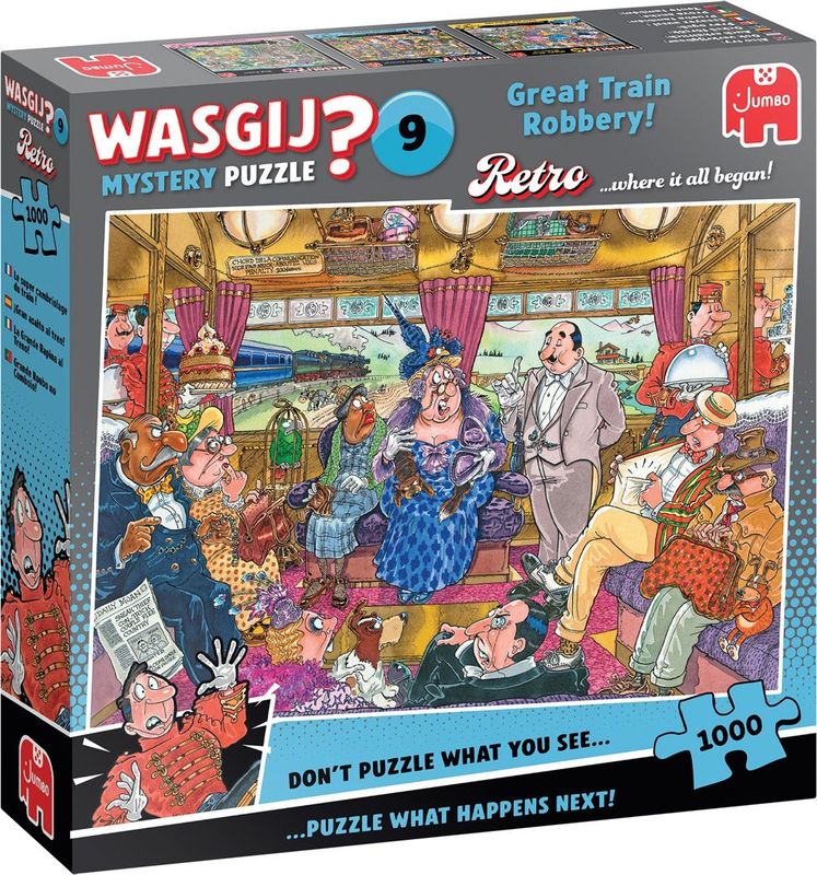 Wasgij Retro Mystery - De Grote Treinroof! (1000 pcs)