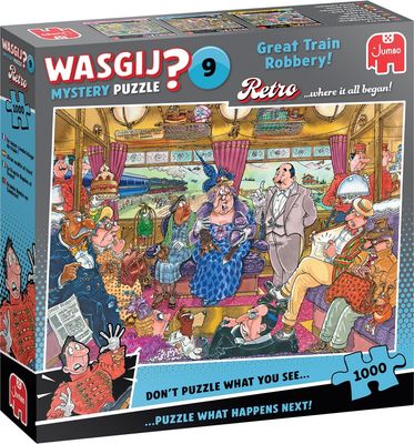 Wasgij Retro Mystery - De Grote Treinroof! (1000 pcs)