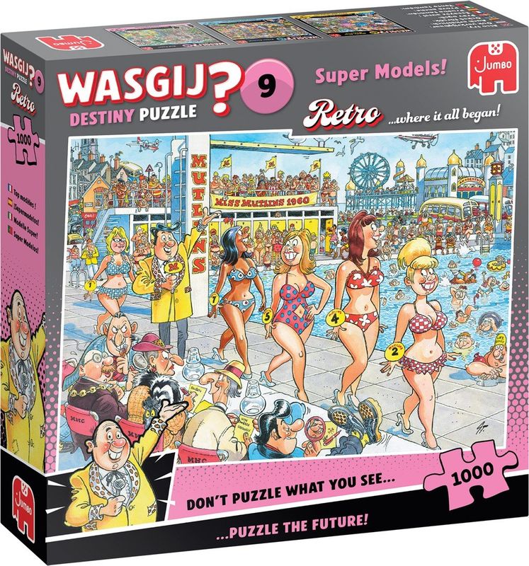 Wasgij Retro Destiny - Topmodellen! (1000 pcs)