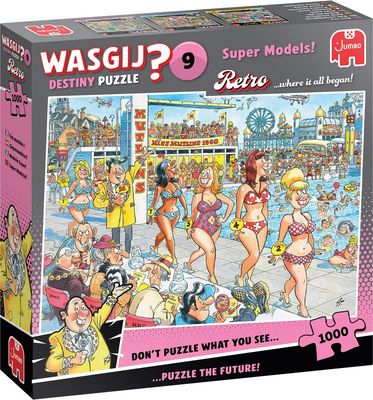 Wasgij Retro Destiny - Topmodellen! (1000 pcs)