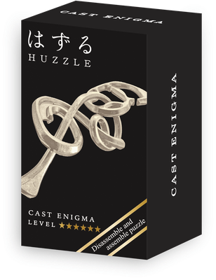 Huzzle Mini Cast Puzzle - Enigma****** (silver)