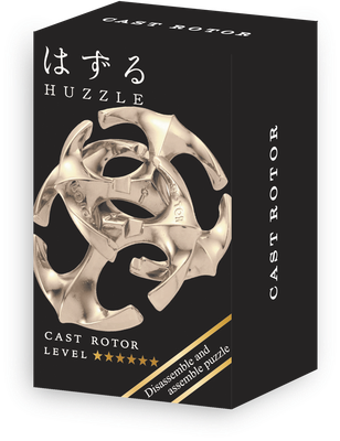 Huzzle Mini Cast Puzzle - Rotor****** (silver)