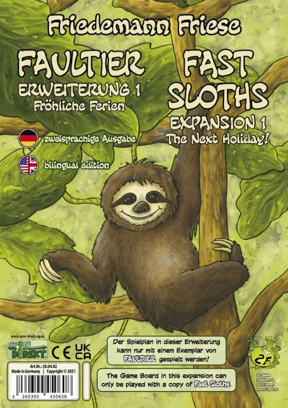 Faultier (Fast Sloths): Fröhliche Ferien (The Next Holiday!) DE/EN