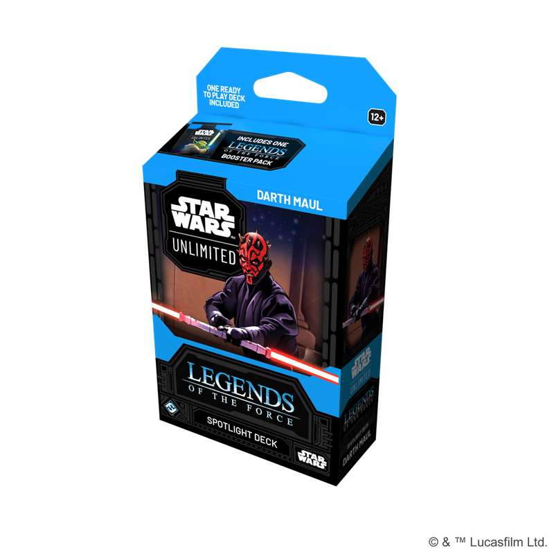 Star Wars Unlimited: Legends of the Force Darth Maul Spotlight Deck