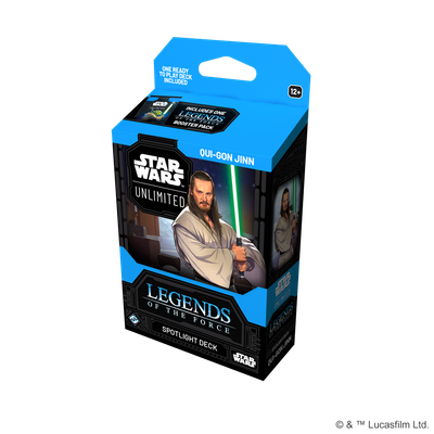 Star Wars Unlimited: Legends of the Force Qui-Gonn Jinn Spotlight Deck Star Wars Unlimited: Legends of the Force Qui-Gonn Jinn Spotlight Deck
