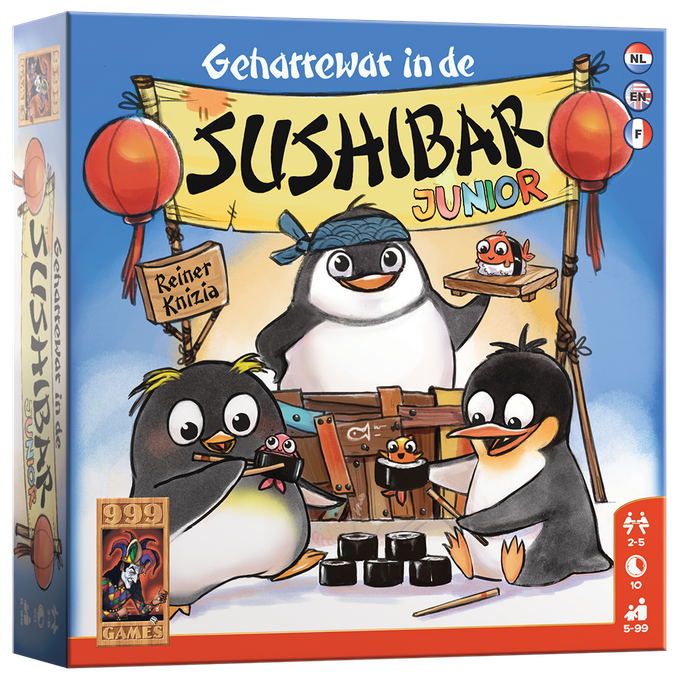 Geharrewar in de Sushibar Junior NL