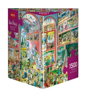 Puzzel - Masterpieces (1500 pcs) *Triangular Box*