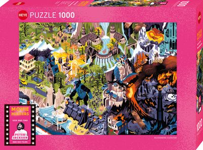 Puzzel - Movie Masters: Peter Jackson Films (1000 pcs)
