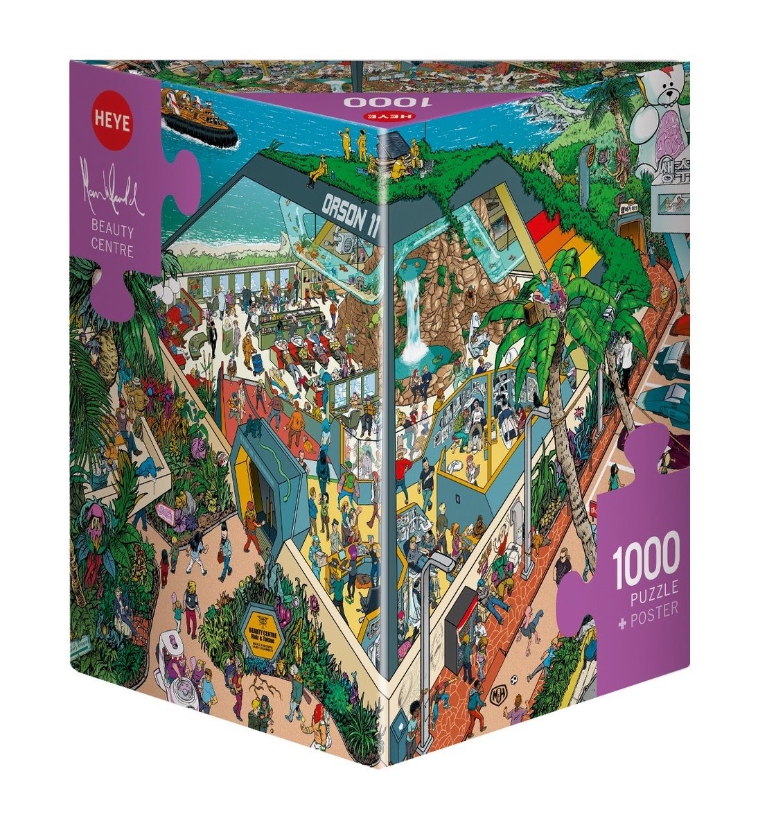 Puzzel - Beauty Centre (1000 pcs) *Triangular Box* Puzzel - Beauty Centre (1000 pcs) *Triangular Box*