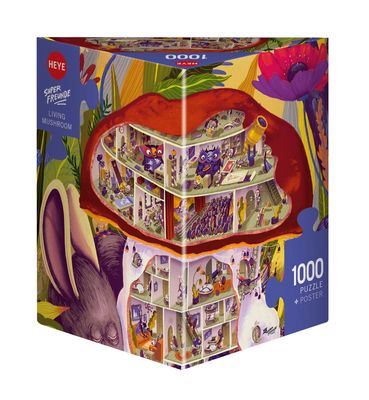 Puzzel - Living Mushroom (1000 pcs) *Triangular Box*