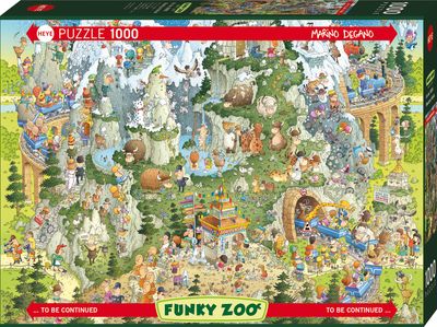 Puzzel - Funky Zoo: Himalayan Habitat (1000 pcs)