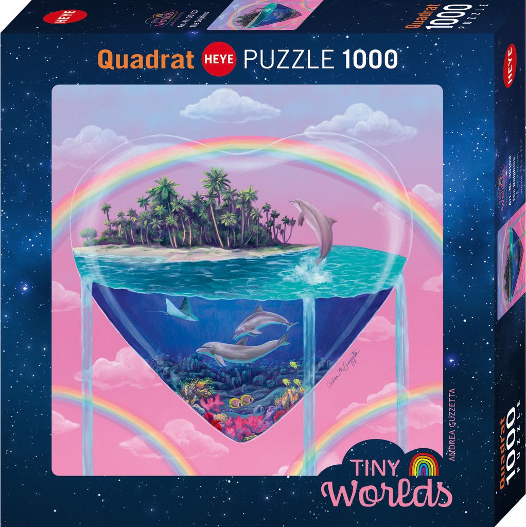 Puzzel - The Dolphins (1000 pcs) *Square Box* Puzzel - The Dolphins (1000 pcs) *Square Box*