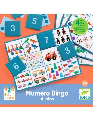 Eduludo - Numero Bingo Eduludo - Numero Bingo