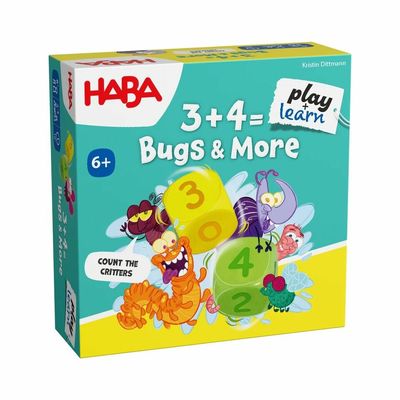 Supermini Spel - 3 + 4 = Bugs & More NL+ Supermini Spel - 3 + 4 = Bugs & More NL+