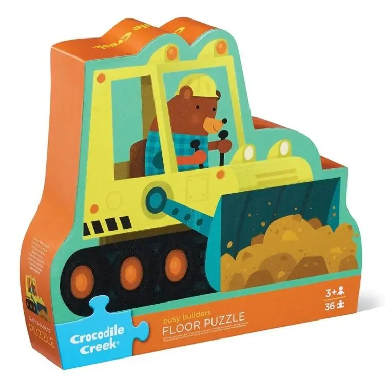 Shaped box puzzles - Bezige bouwers (36 pcs)