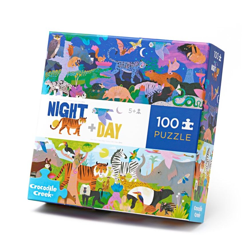 The opposite puzzles - Dag en nacht (100 pcs)
