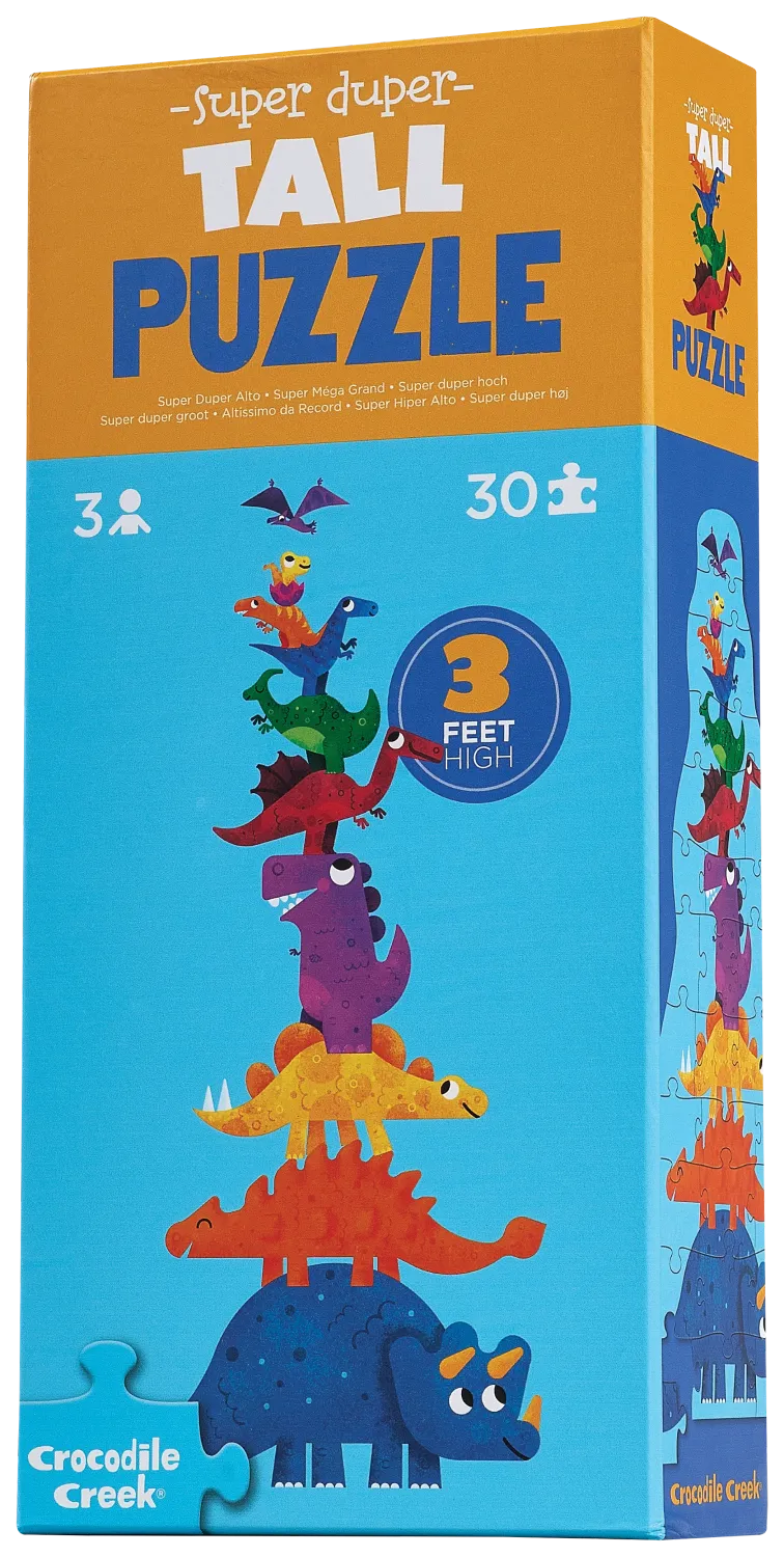 Super duper tall puzzles - Dinosaurussen (30 pcs)