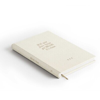 Notitieboek &#39;Dream chaser&#39; - off white