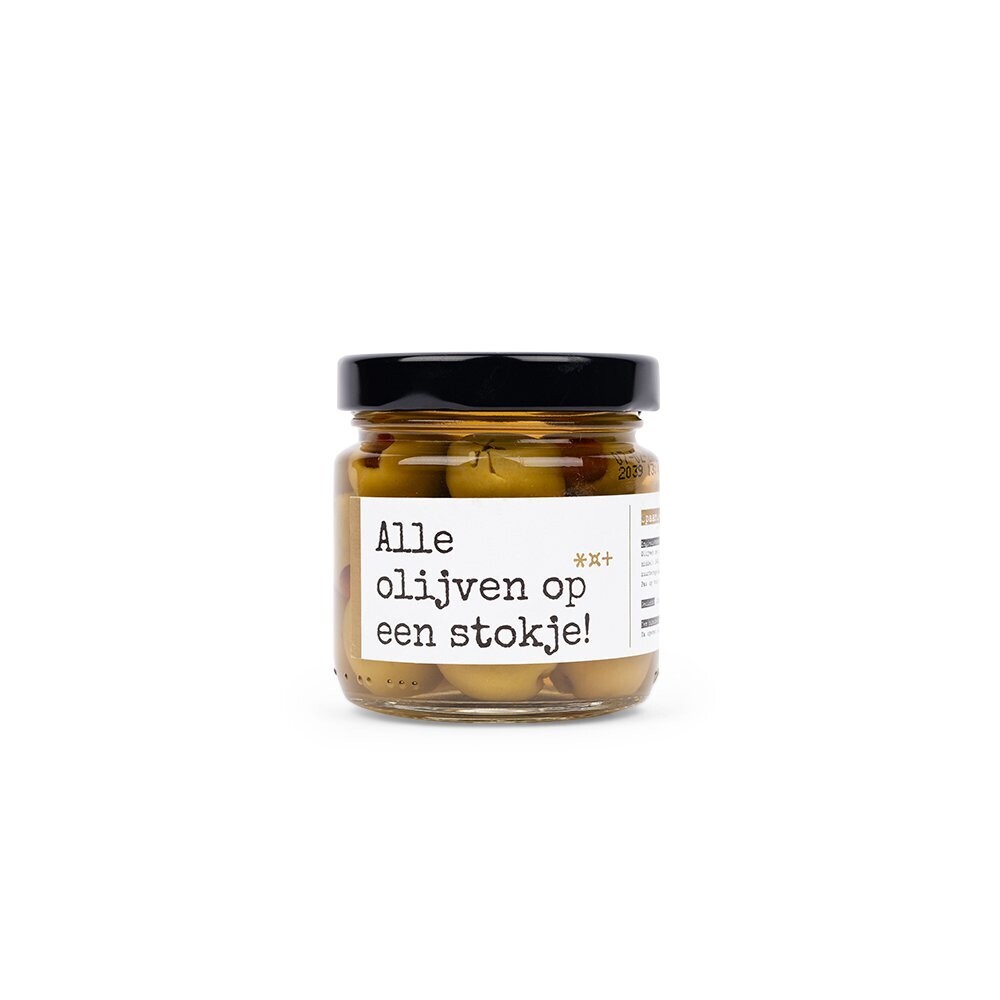 Alle olijven op een stokje - pimentolijven