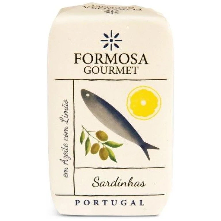 Sardines in olijfolie met citroen
