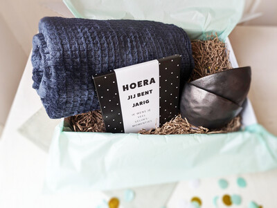 Verjaardagsbox Blue for you