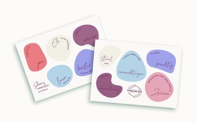 Schone woorden om te kleven