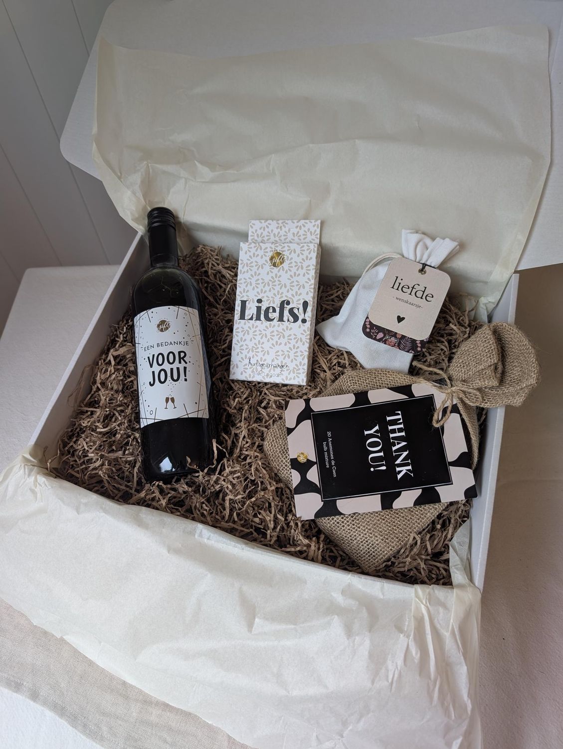 Cadeaubox Dank je wel