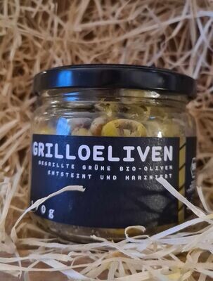 Grilloeliven im Glas 170g