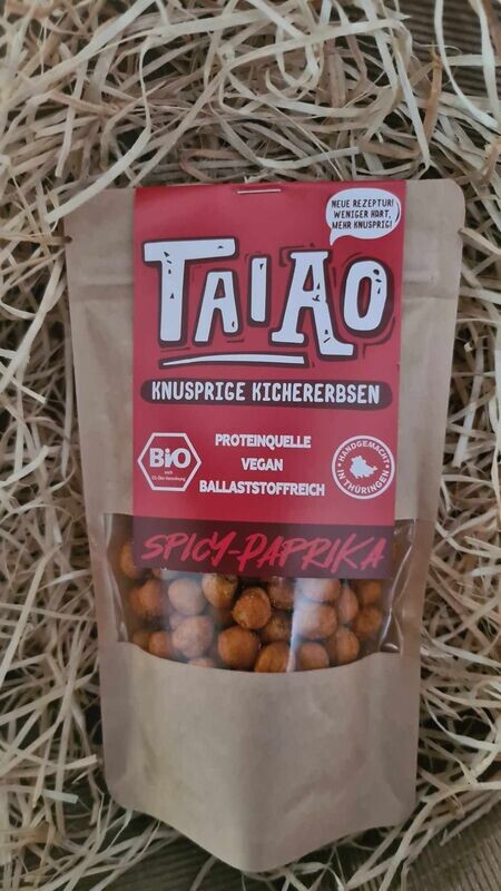 knusprige Kichererbsen Spicy Paprika TAIAO knusprige Kichererbsen Spicy Paprika TAIAO
