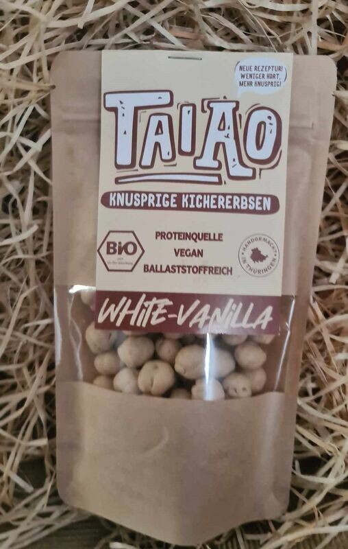 knusprige Kichererbsen White Vanilla TAIAO knusprige Kichererbsen White Vanilla TAIAO