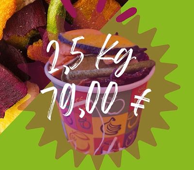 Gemüsechips Sack 2,5 kg