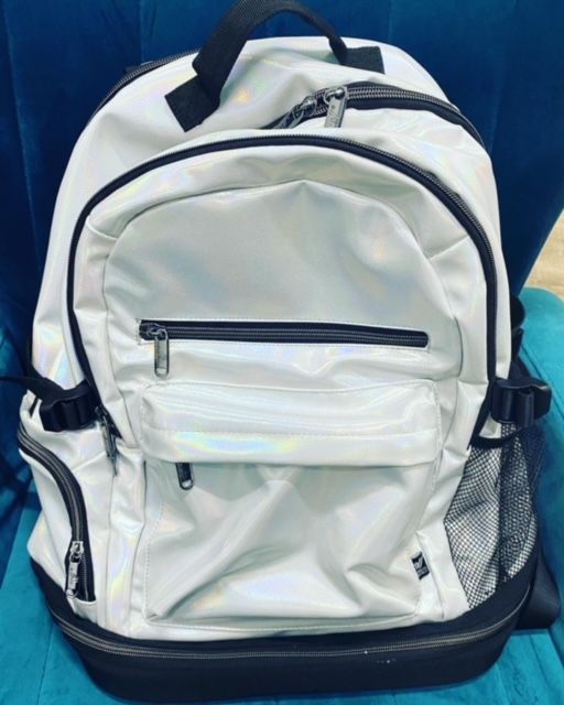 White Varsity Backpack w/Athlete Name