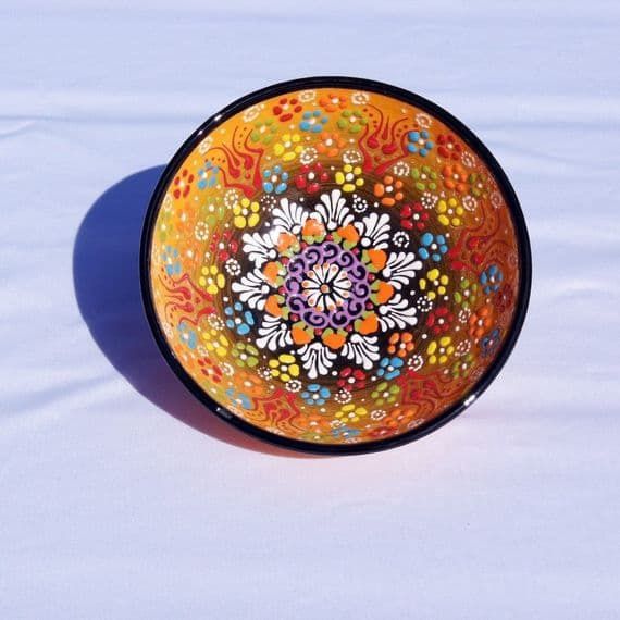 TURKISH BOWL 13CM, Colour: YELLOW