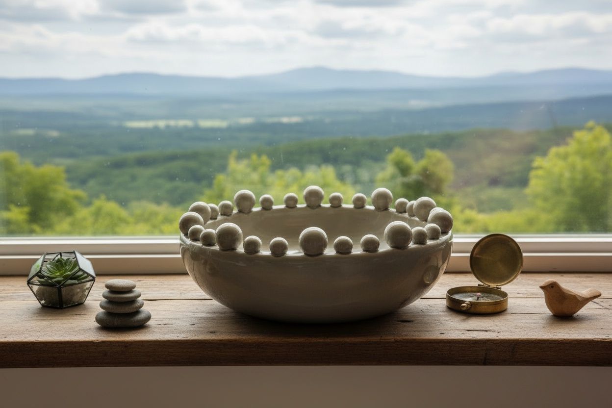 GREY BOBBLE BOWL