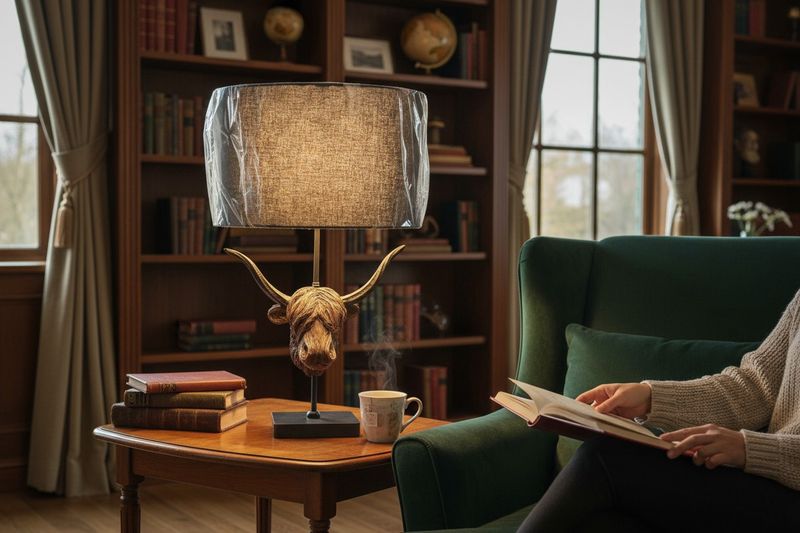 HIGHLAND COW LAMP 60CM