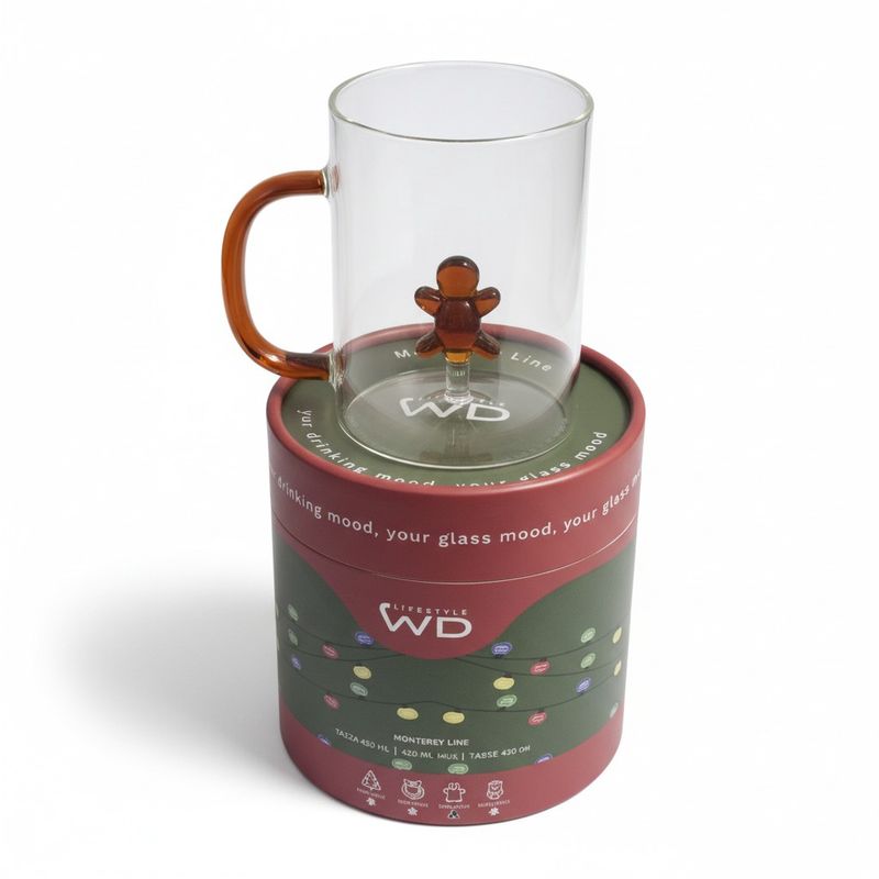 BOROSILICATE GLASS GINGERBREAD DÉCOR