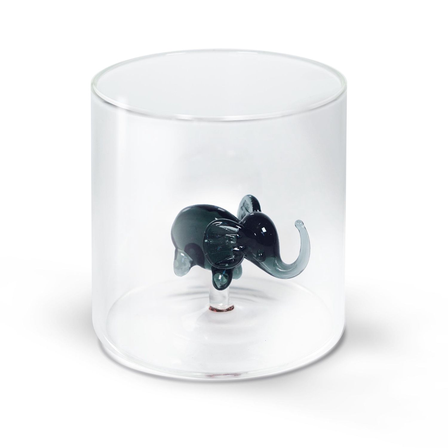 GLASS IN BOROSILICATE ELEPHANT DECORATION