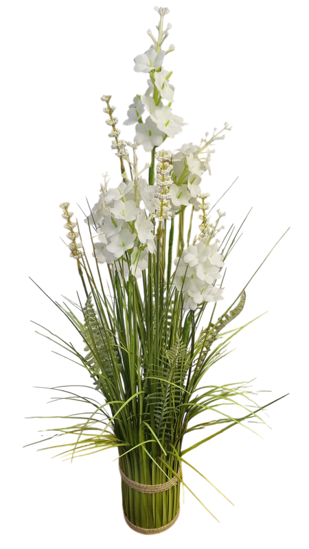 WHITE LAVENDER GRASS BUNDLE 65CM