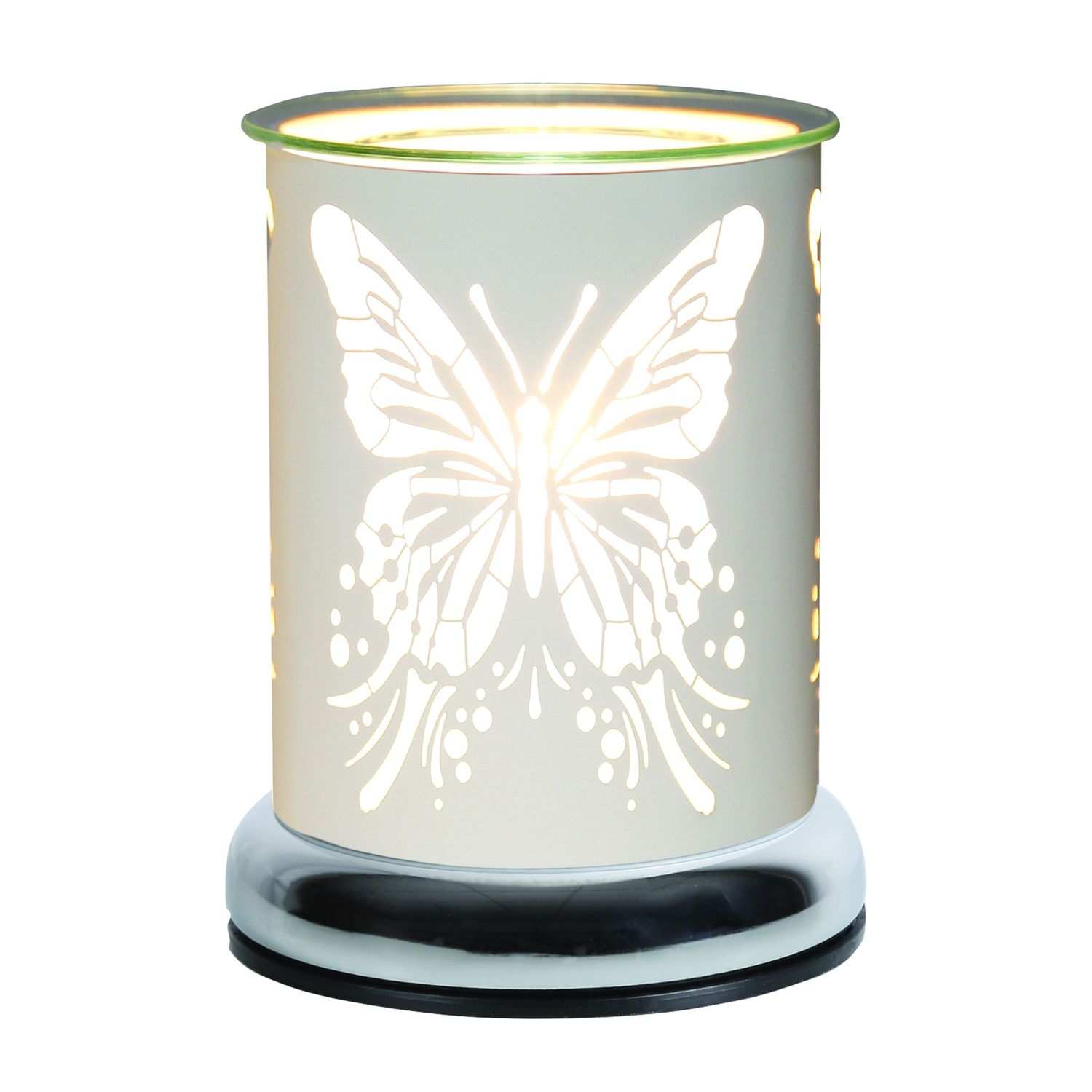 17CM TOUCH MELTER, CHARACTER: BUTTERFLY, Colour: WHITE