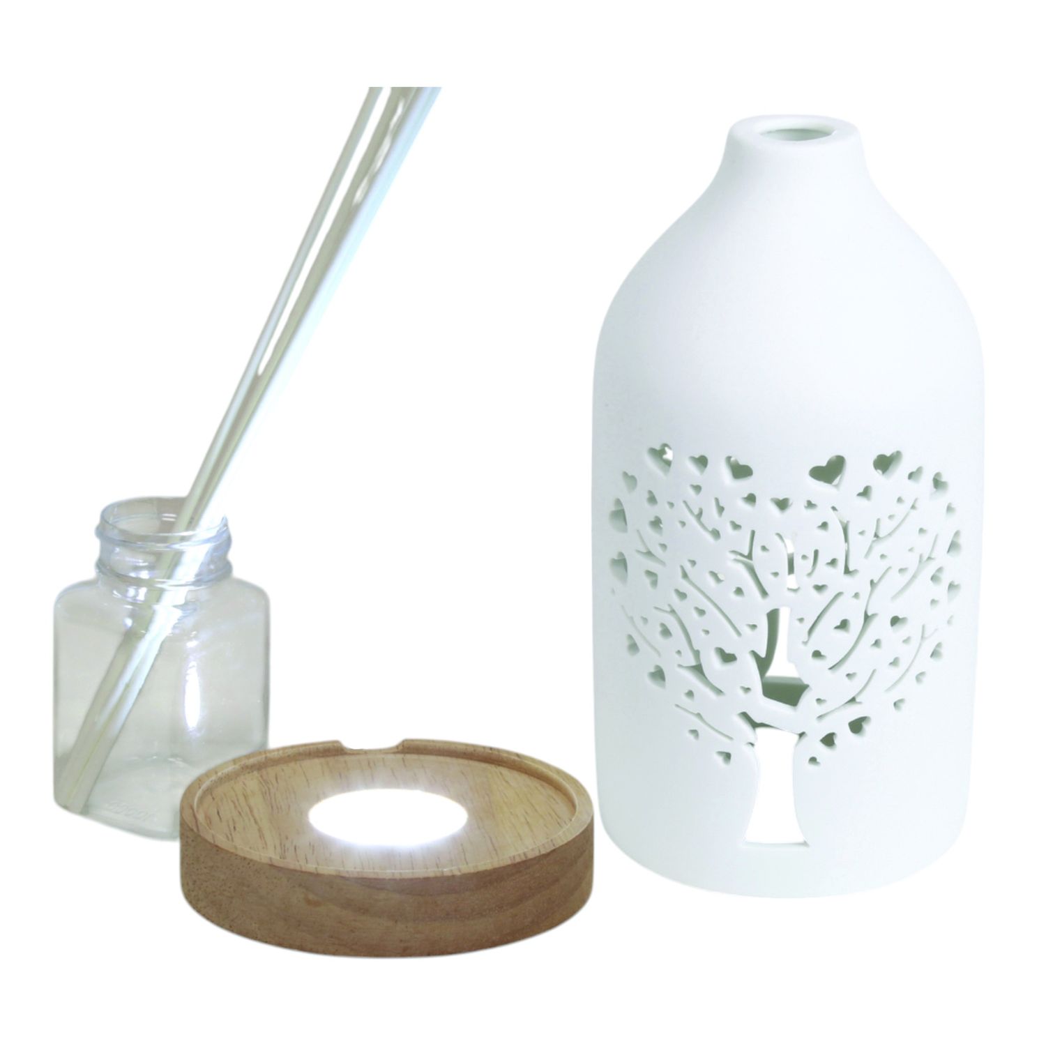 LED CERAMIC DIFFUSER 19CM, CHARACTER: TREE